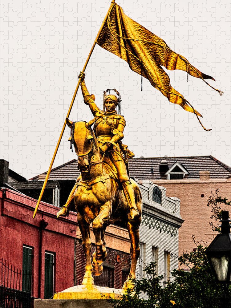 Joan Of Arc Jigsaw Puzzle featuring the photograph Joan Of Arc by Christopher Holmes