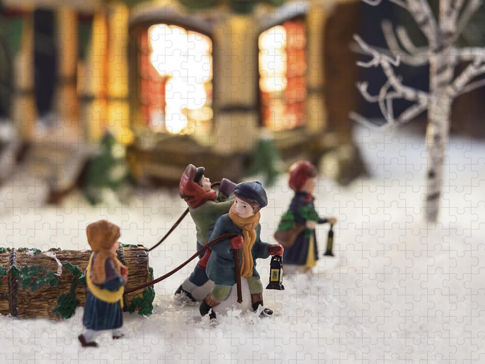 Christmas Cards Jigsaw Puzzle featuring the photograph Journey Home by Caitlyn Grasso