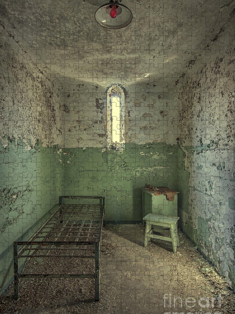Penitentiary Jigsaw Puzzle featuring the photograph Judgementality by Evelina Kremsdorf