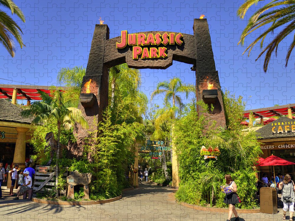 Jurassic Jigsaw Puzzle featuring the photograph Jurassic Park by Ricky Barnard