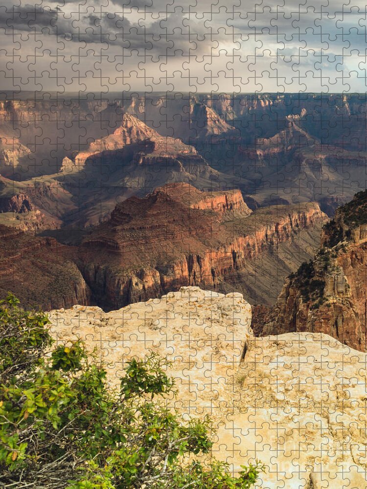 Grand Canyon Jigsaw Puzzle featuring the photograph Grand Canyon North Rim by Tamara Becker