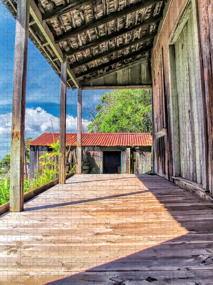 Building Jigsaw Puzzle featuring the photograph Kwok Hing Society Temple 9 by Dawn Eshelman