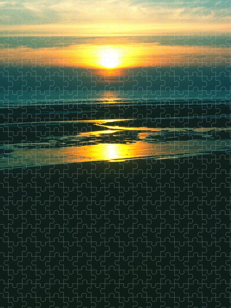 Lancashire Jigsaw Puzzle featuring the photograph Lancashire Sunset by Gordon James