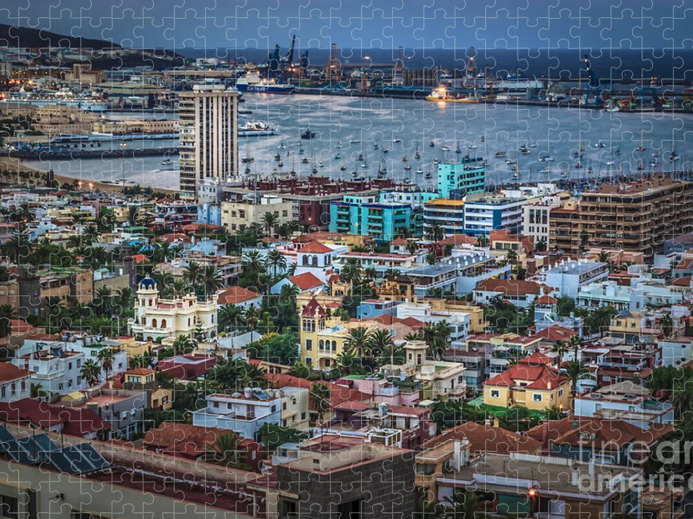 Las Palmas Jigsaw Puzzle featuring the photograph Las Palmas de Gran Canaria Spain by Pablo Avanzini