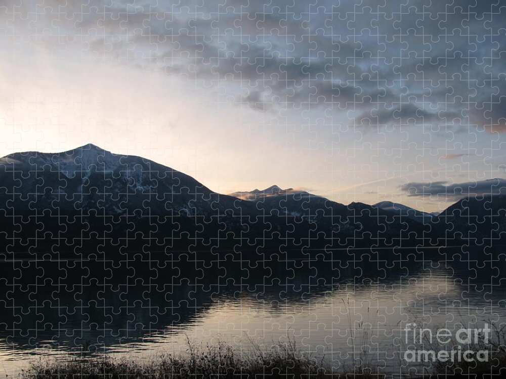 Mountains Jigsaw Puzzle featuring the photograph Last Rays by Leone Lund
