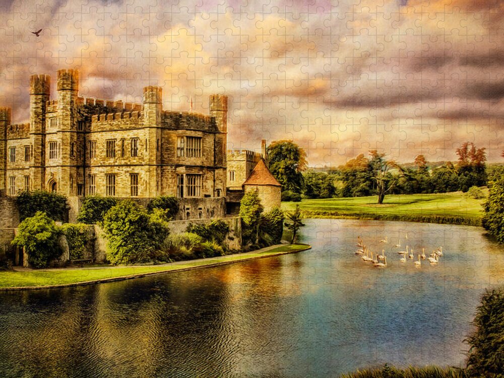 Leeds Jigsaw Puzzle featuring the photograph Leeds Castle Landscape by Chris Lord