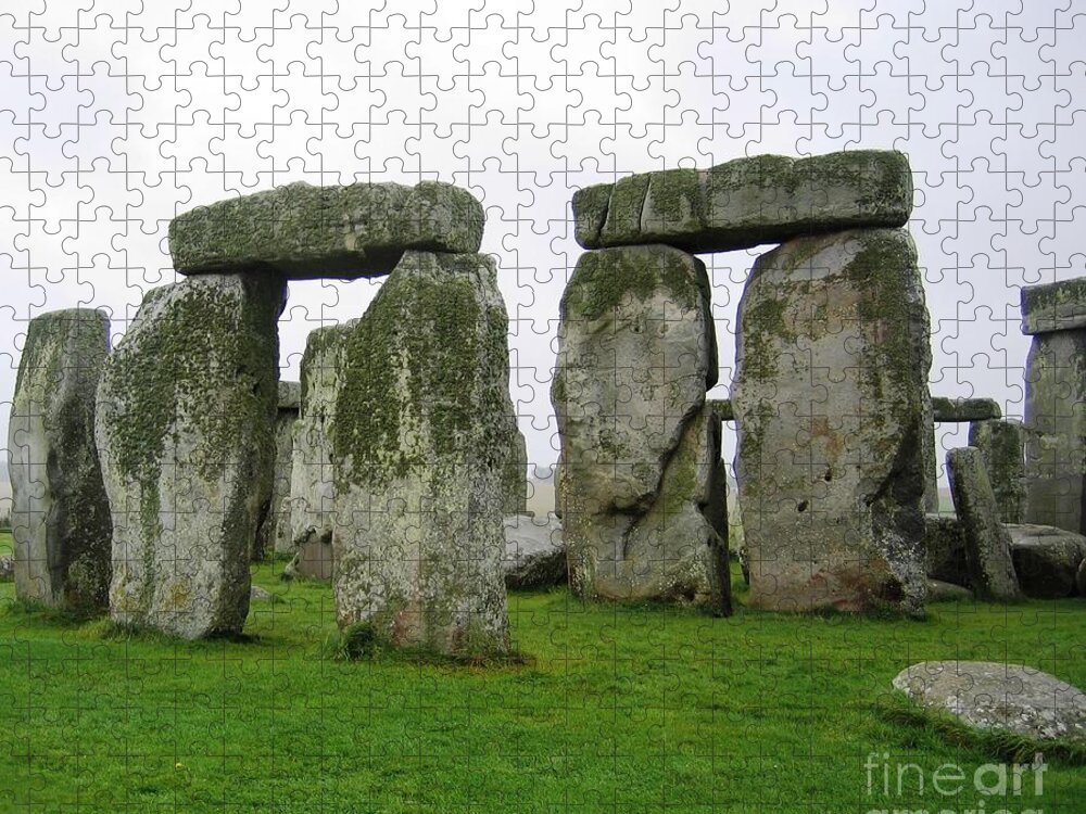 Stonehenge Jigsaw Puzzle featuring the photograph Life On The Rocks by Denise Railey