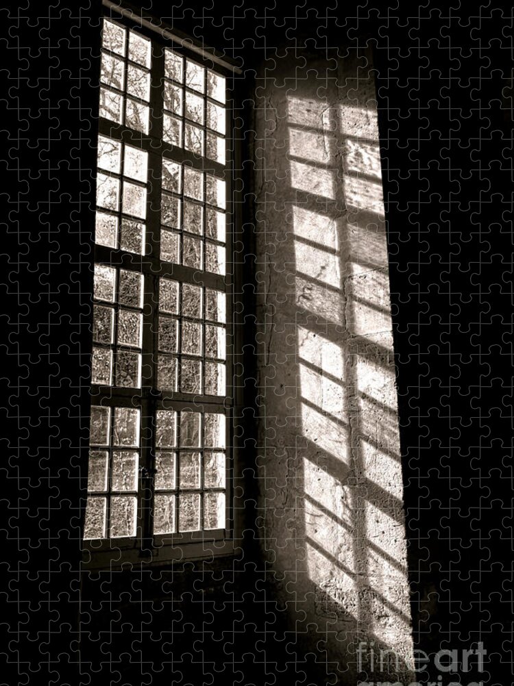 Window Jigsaw Puzzle featuring the photograph Light and Shadows by Olivier Le Queinec