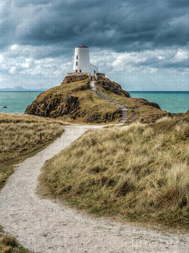 Anglesey Jigsaw Puzzle featuring the photograph Lighthouse Path by Adrian Evans