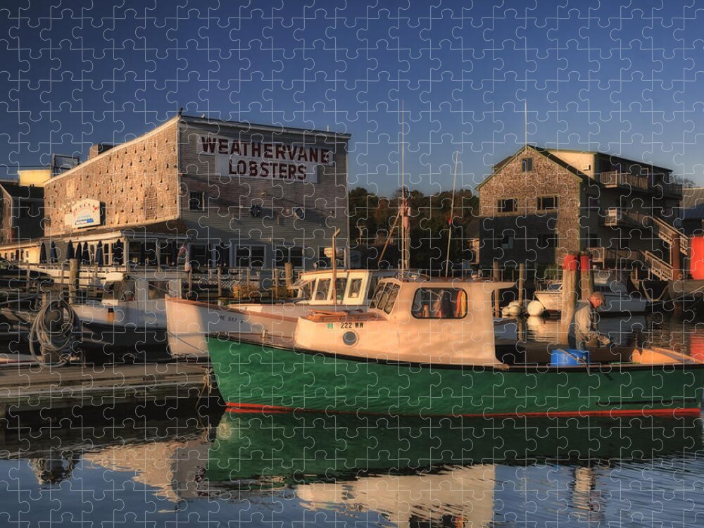 Lobster Jigsaw Puzzle featuring the photograph Lobster Boat Belfast Maine IMG 5851 by Greg Kluempers