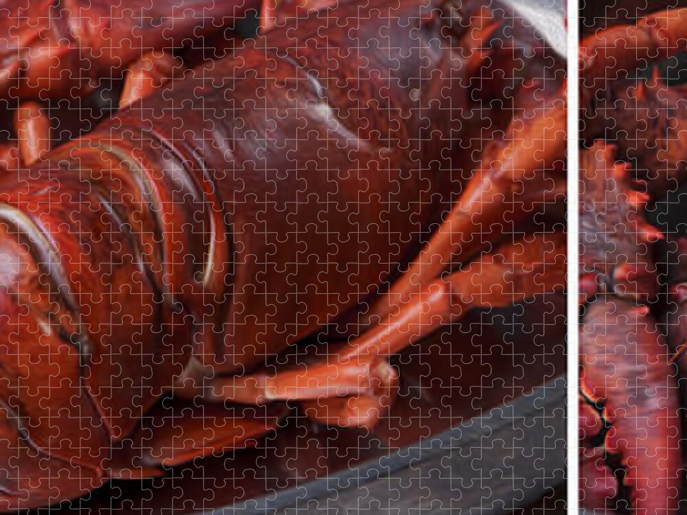 Panorama Jigsaw Puzzle featuring the photograph Lobster by Nailia Schwarz