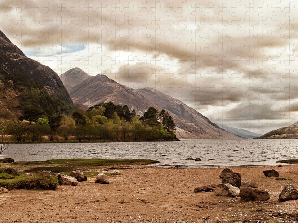 Tranquility Jigsaw Puzzle featuring the photograph Loch Shiel by Barbara Eddowes