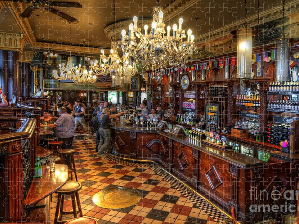 London Bridge Pub Jigsaw Puzzle by Yhun Suarez - Pixels