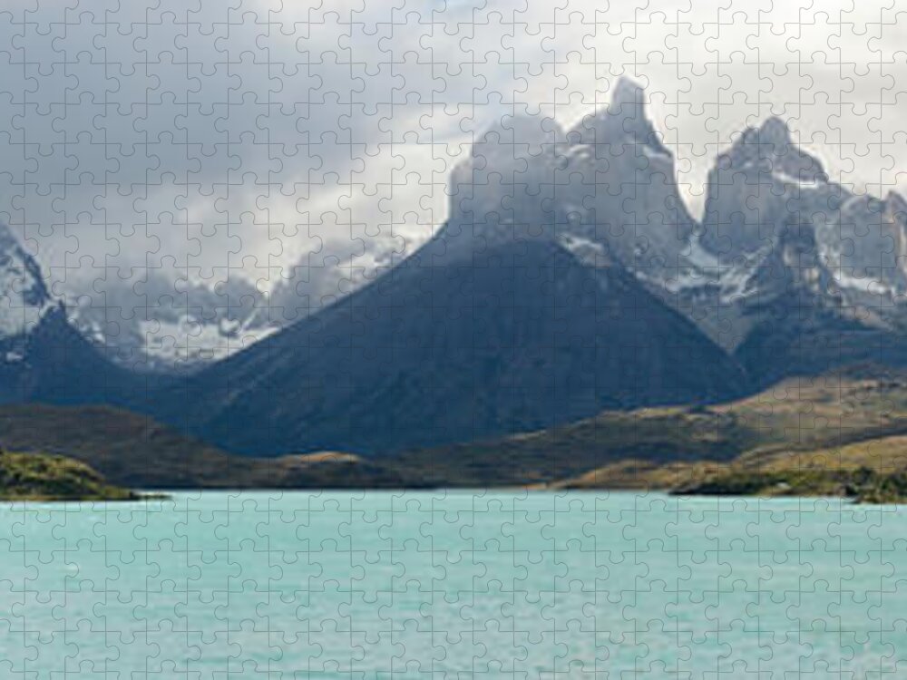 Home Jigsaw Puzzle featuring the photograph Los Cuernos by Richard Gehlbach