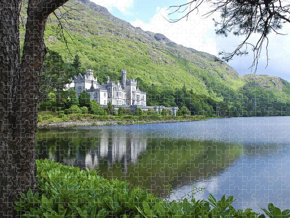 Ireland Jigsaw Puzzle featuring the photograph Lovely Kylemore Abbey by Norma Brock