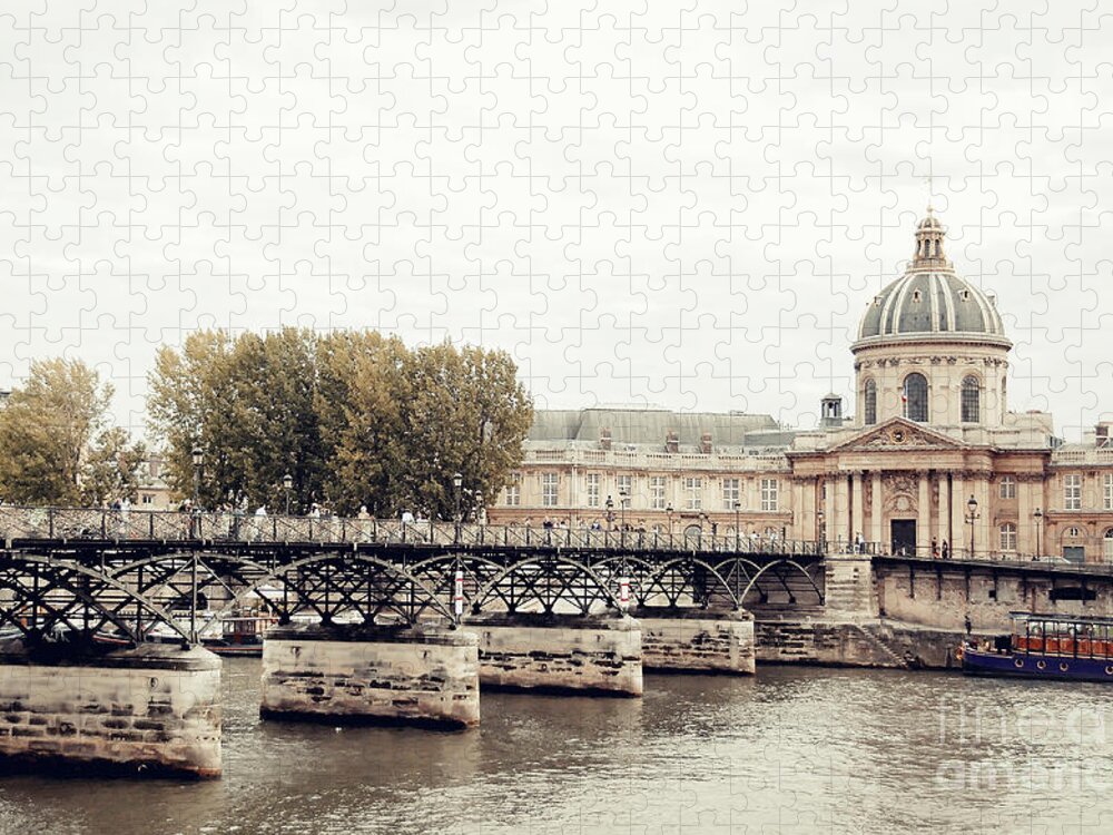 Photography Jigsaw Puzzle featuring the photograph Lover's Bridge Paris by Ivy Ho