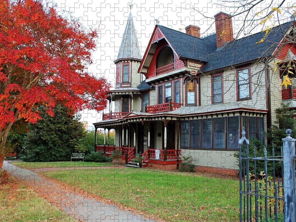 House Jigsaw Puzzle featuring the photograph Lowenstein-Henkel House by Cynthia Guinn