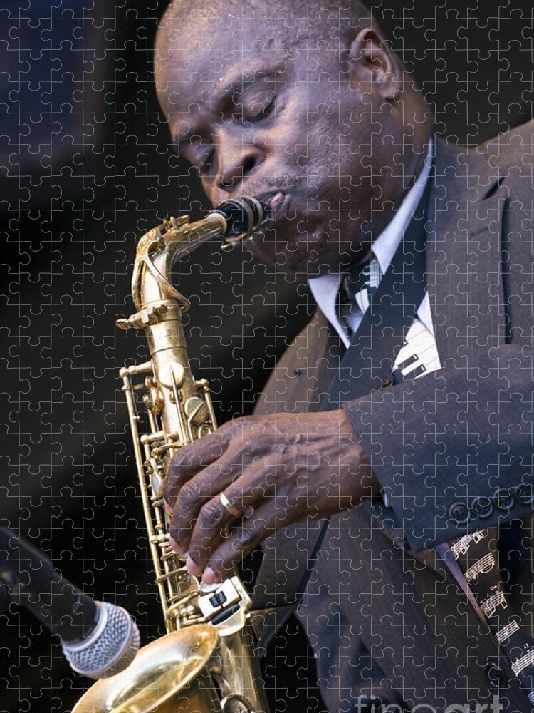 Craig Lovell Jigsaw Puzzle featuring the photograph Maceo Parker by Craig Lovell