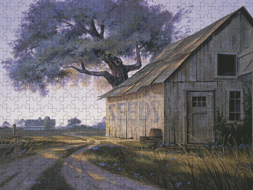 Michael Humphries Jigsaw Puzzle featuring the painting Magic Hour by Michael Humphries