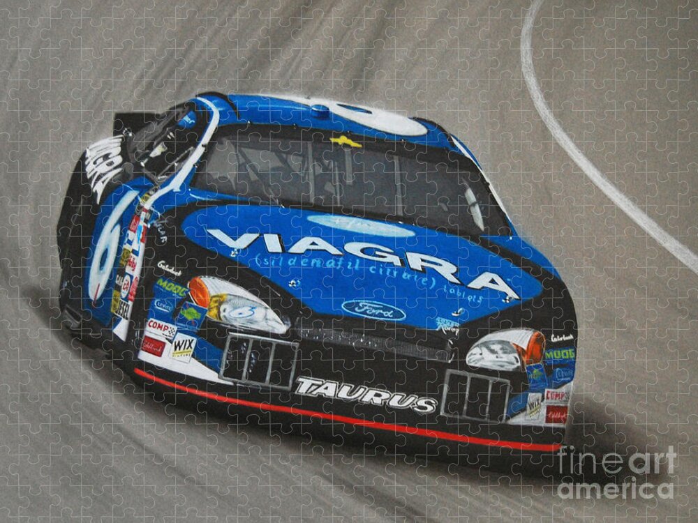 Mark Martin #6 NASCAR Pfizer Racing Team Ford Vista 100 PC Jigsaw Puzzle for sale online 