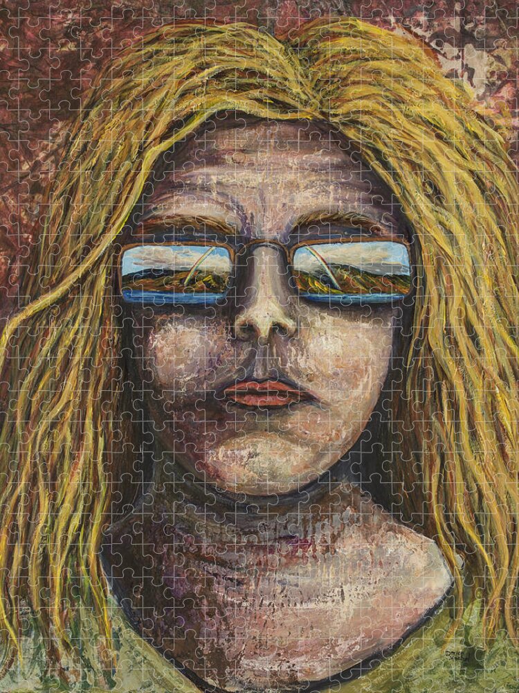 Self Portrait Jigsaw Puzzle featuring the painting Maui 20/20 by Darice Machel McGuire
