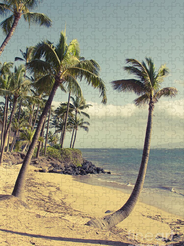 Maui Lu Jigsaw Puzzle featuring the photograph Maui Lu Beach Hawaii by Sharon Mau