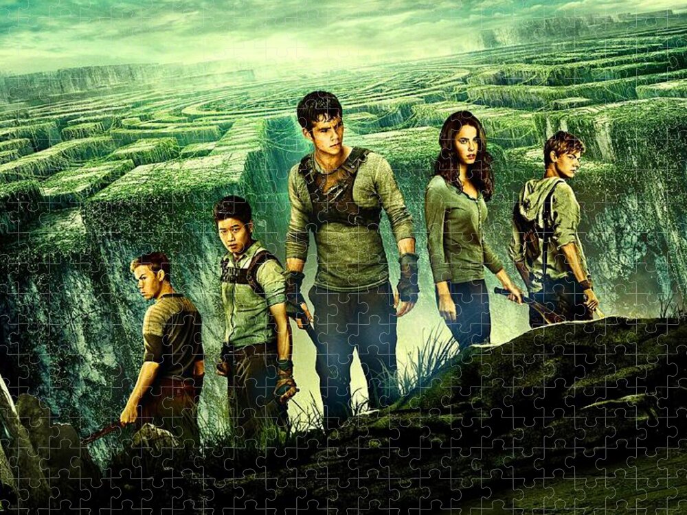 The Maze Runner Jigsaw Puzzle featuring the painting Maze Runner 6 by Movie Poster Prints