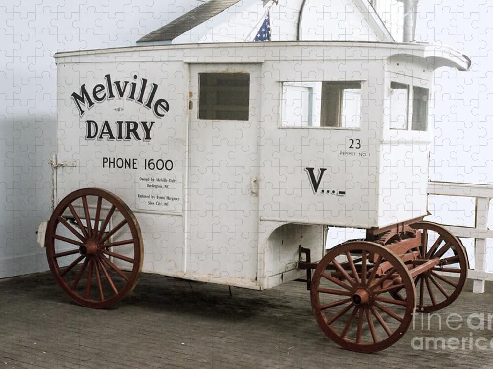 Melville Dairy Jigsaw Puzzle featuring the photograph Melville Dairy by M Three Photos