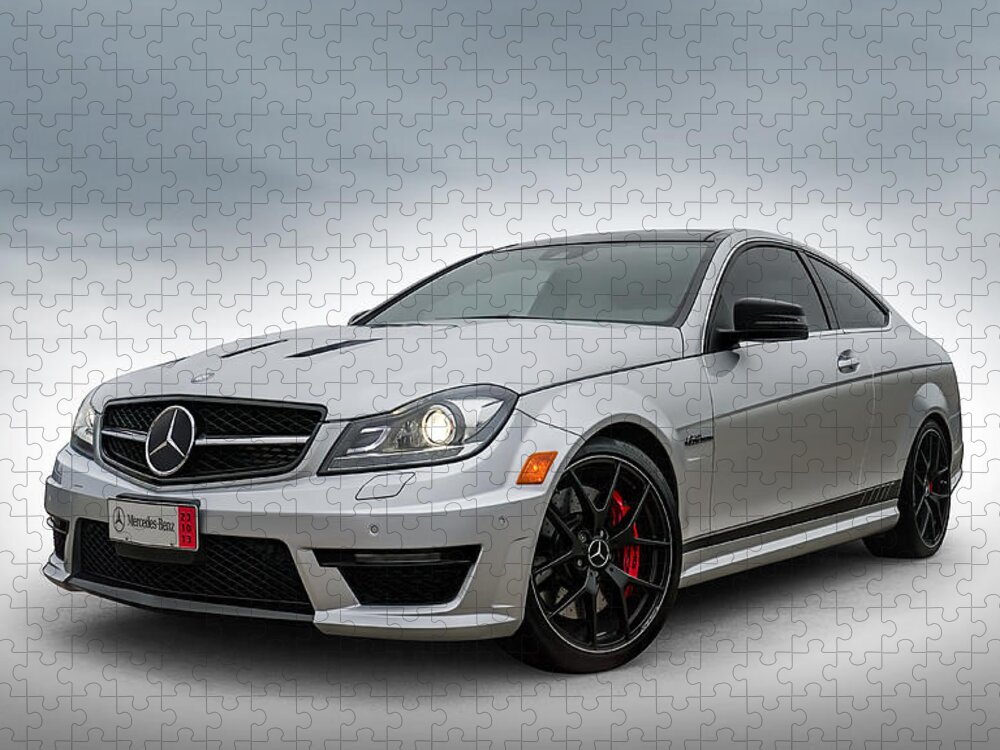 Mercedes-benz Jigsaw Puzzle featuring the digital art Mercedes Benz AMG C63 Edition 507 by Douglas Pittman