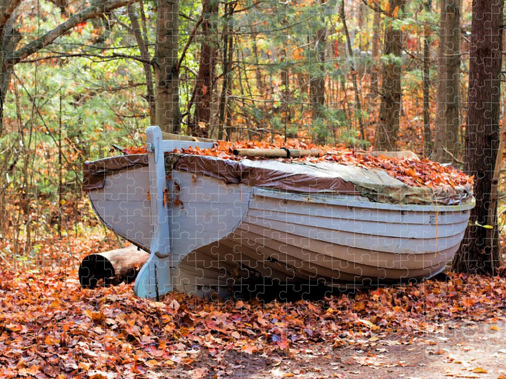 Boat Jigsaw Puzzle featuring the photograph Michael Row Your Boat Ashore by Barbara McMahon