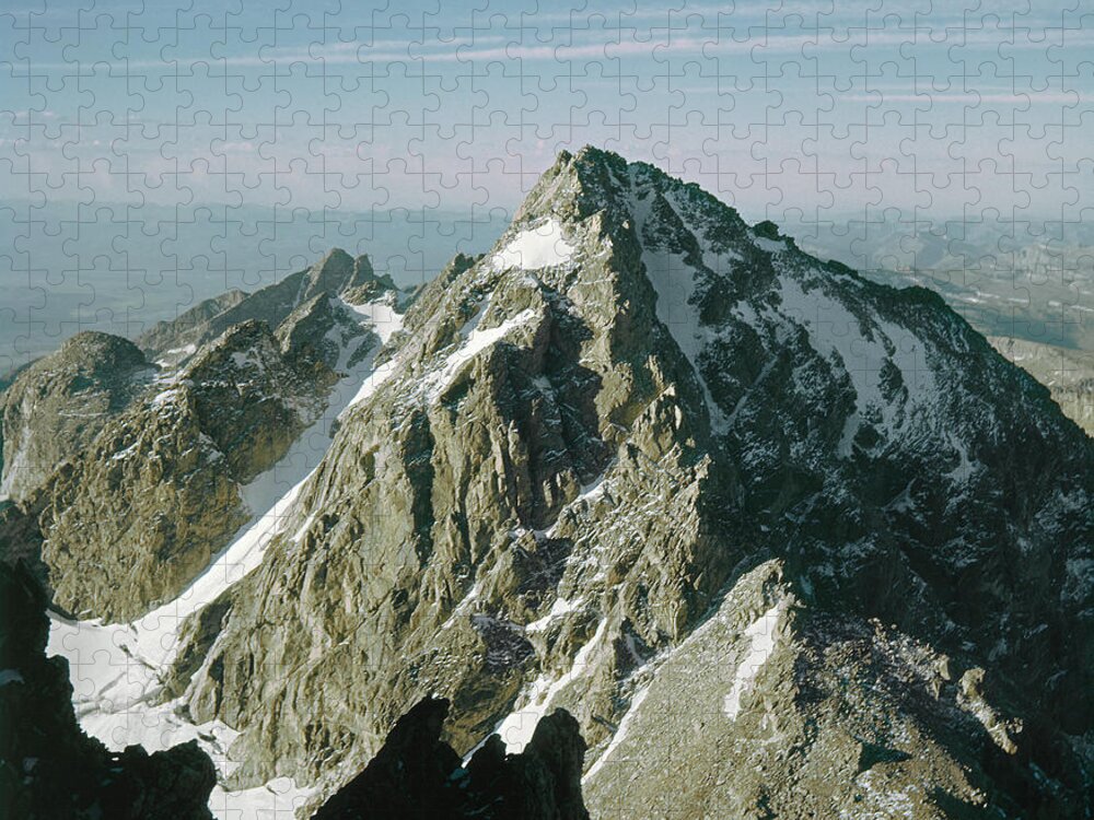 Middle Teton Jigsaw Puzzle featuring the photograph T-209207-Middle Teton from Grand Teton by Ed Cooper Photography