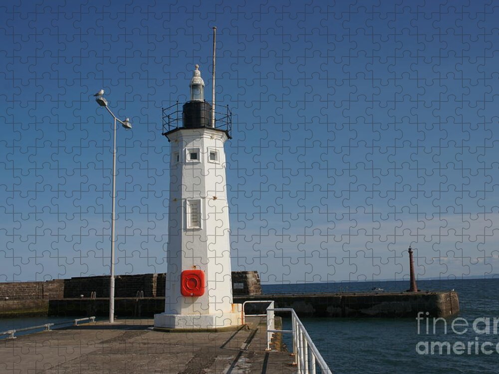 Lighthouse Jigsaw Puzzle featuring the photograph Mimicking a lighthouse by Elena Perelman