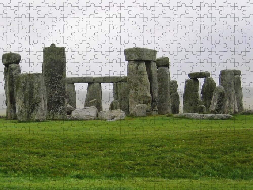 Stonehenge Jigsaw Puzzle featuring the photograph Mind The Dip by Denise Railey