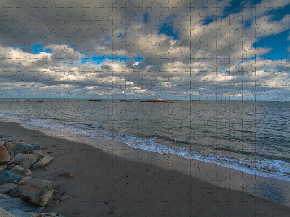 Beach Jigsaw Puzzle featuring the photograph Minot Beach by Brian MacLean