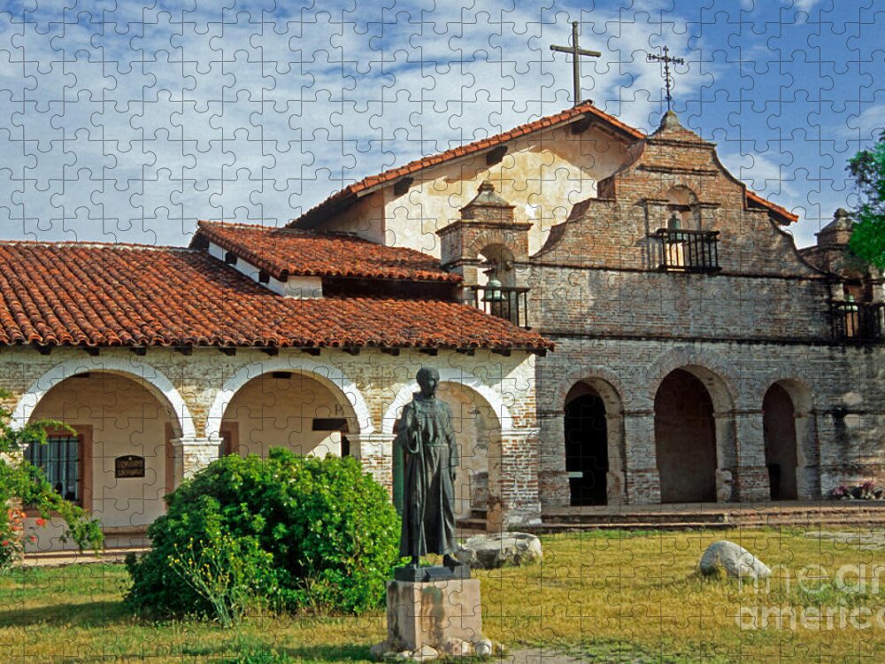 Mission San Antonio De Padua Jigsaw Puzzle featuring the photograph Mission San Antonio De Padua by Richard and Ellen Thane