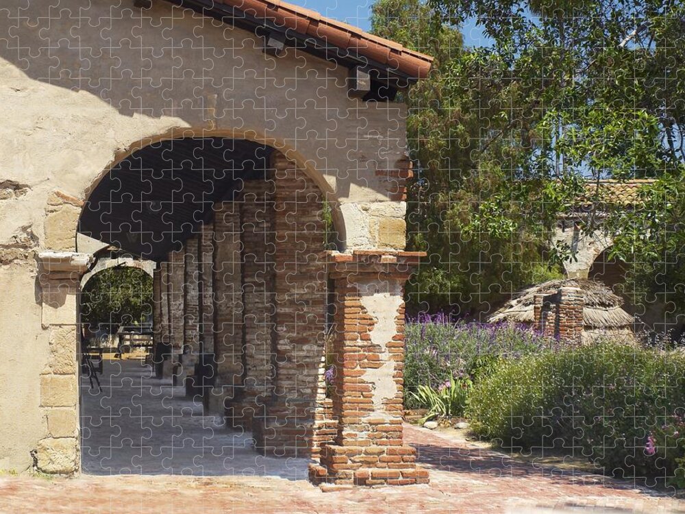 California Jigsaw Puzzle featuring the photograph Mission by Steve Ondrus