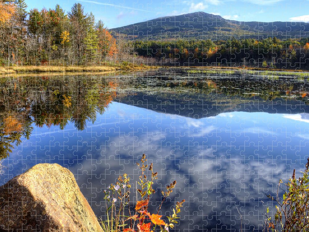 Monadnock Jigsaw Puzzle featuring the photograph Monadnock Reflections by Donna Doherty