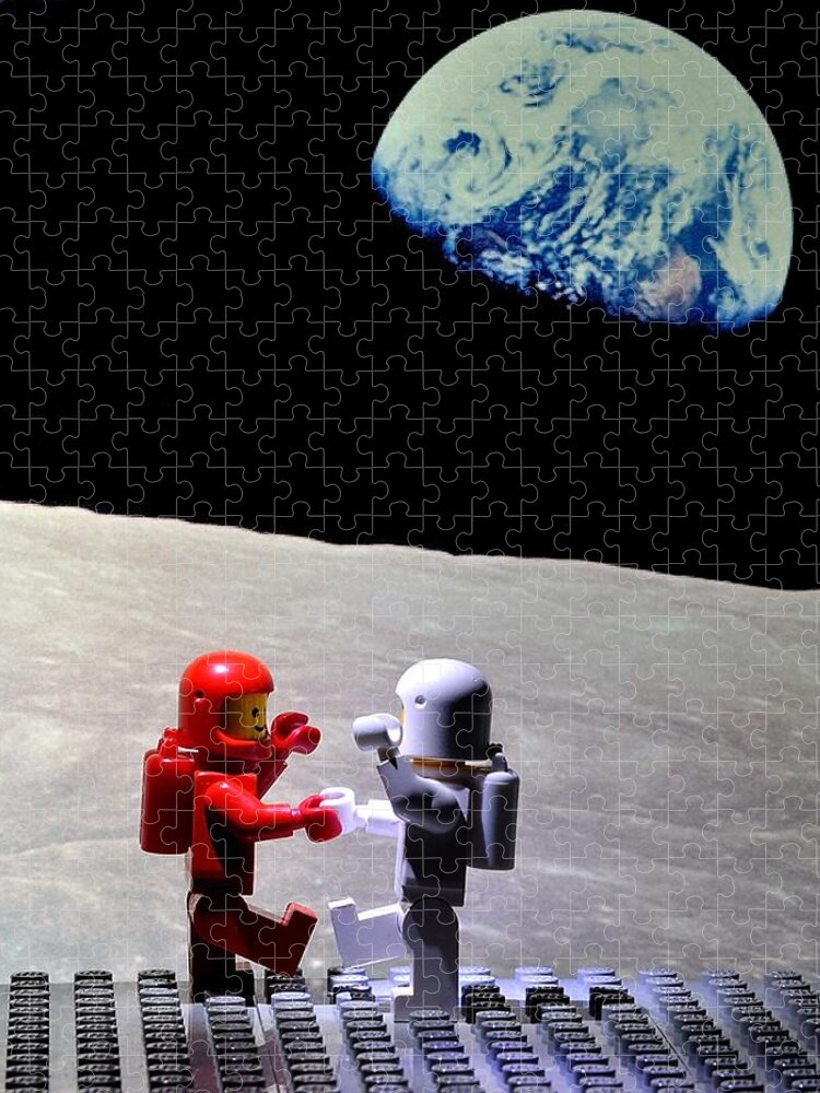 Lego Jigsaw Puzzle featuring the photograph Moondance by Mark Fuller