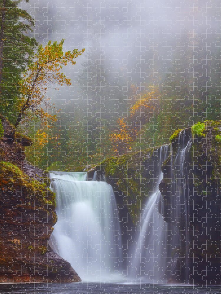 Fog Jigsaw Puzzle featuring the photograph Morning Fog by Darren White