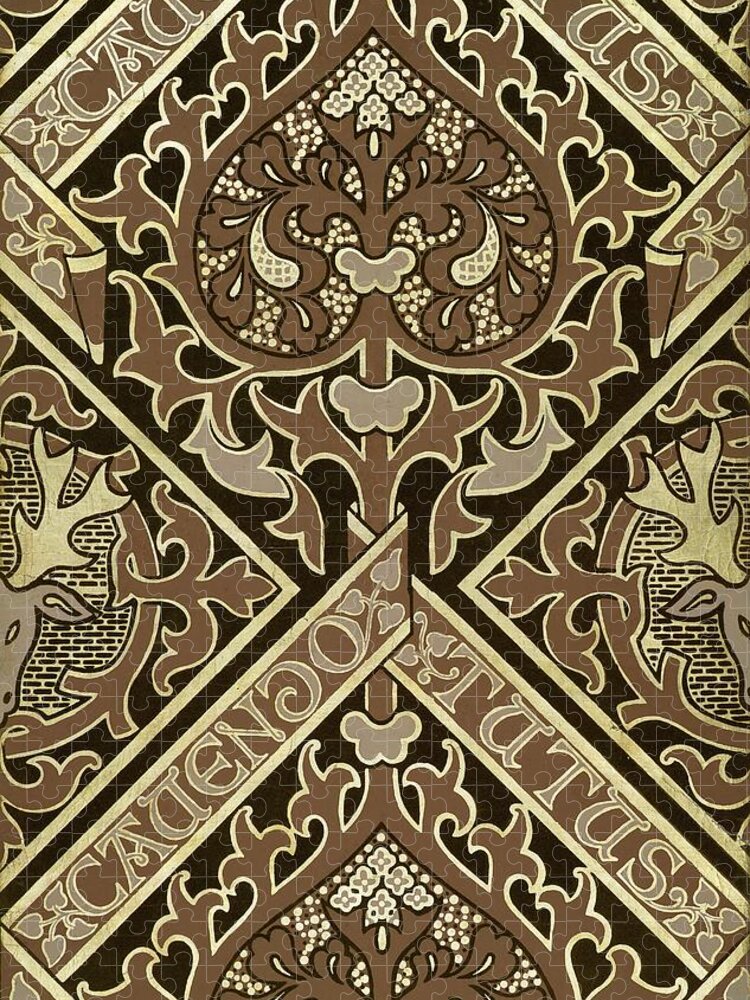 Design for Westminster, wallpaper by A. W. N. Pugin. England, 19th century  | V&A Images