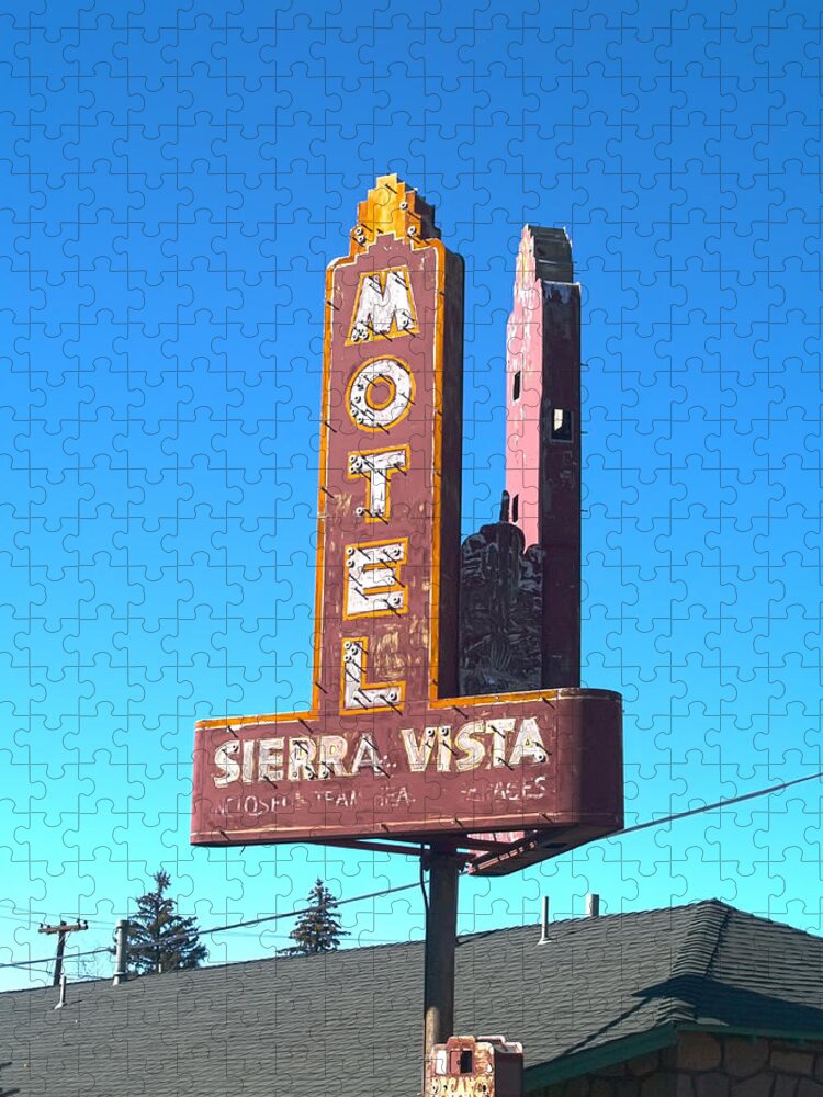 Motel Jigsaw Puzzle featuring the photograph Mother Road Motel by Joshua House