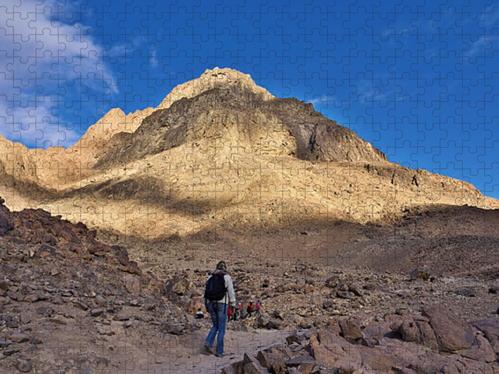 Desert Jigsaw Puzzle featuring the photograph Mount Sinai by Ivan Slosar
