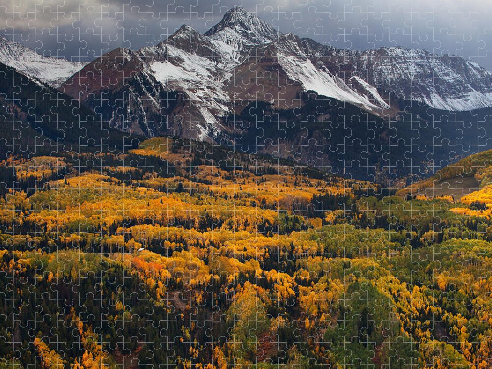 Colorado Landscapes Puzzle featuring the photograph Mountainous Storm by Darren White