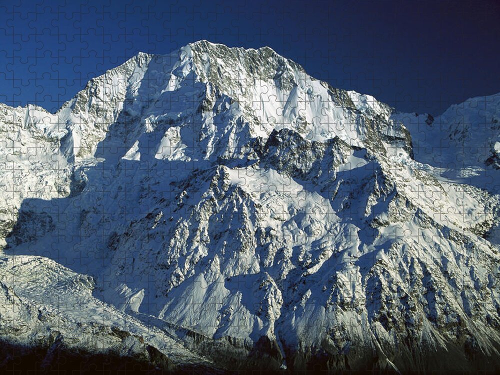 Feb0514 Jigsaw Puzzle featuring the photograph Mt Cook Eastern Side In Winter by Colin Monteath