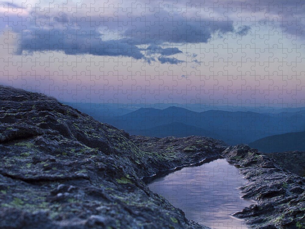 Blue Hour Jigsaw Puzzle featuring the photograph Mt. Washington Blue Hour by John Vose