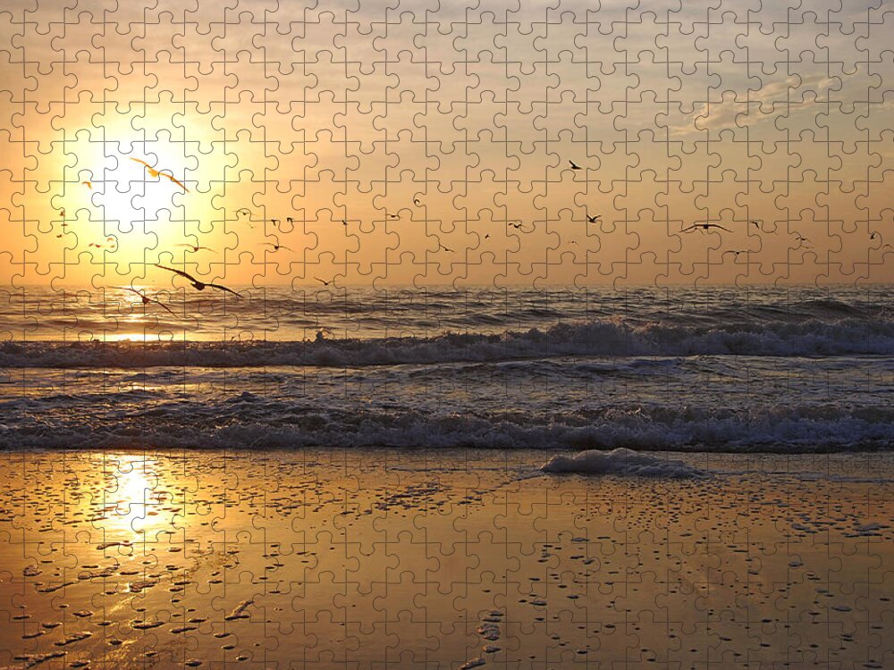Beach Jigsaw Puzzle featuring the photograph Naples Beach by Lorenzo Cassina