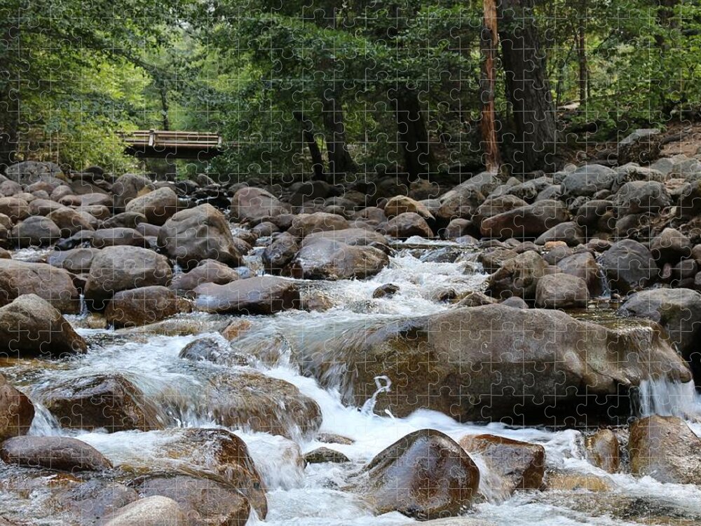 Rocky Jigsaw Puzzle featuring the photograph Nature's Flow by Christy Pooschke