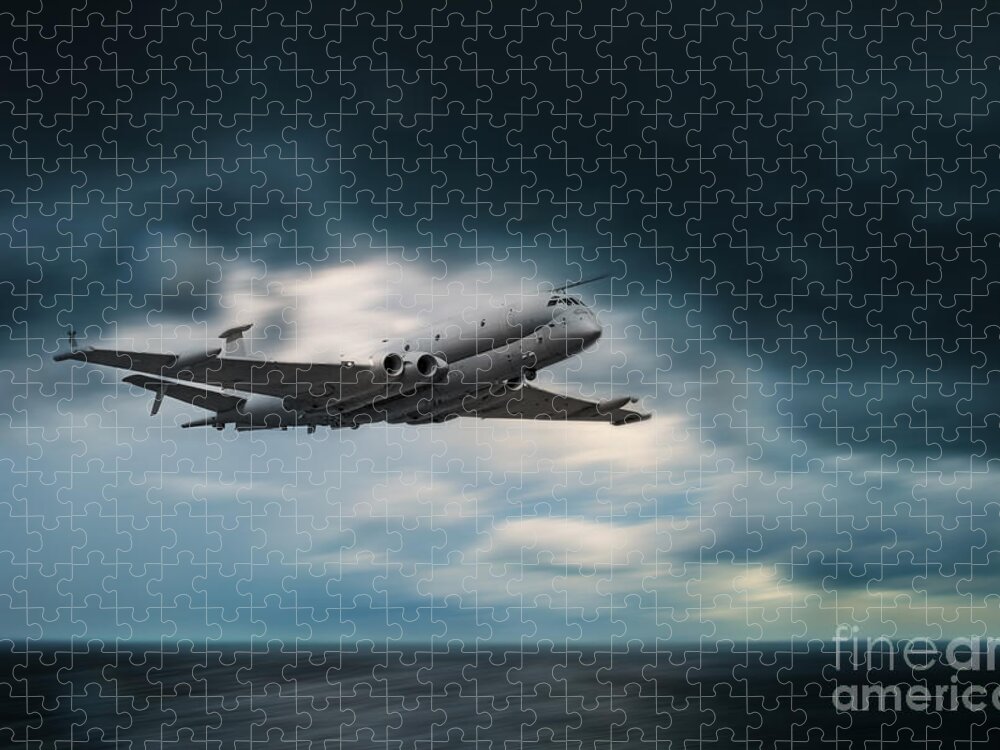 Nimrod Jigsaw Puzzle featuring the digital art Nimrod by Airpower Art