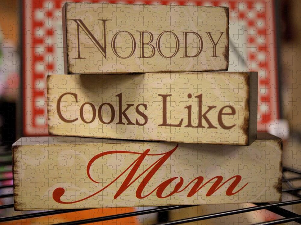 5629 Jigsaw Puzzle featuring the photograph Nobody Cooks Like Mom - Square by Gordon Elwell