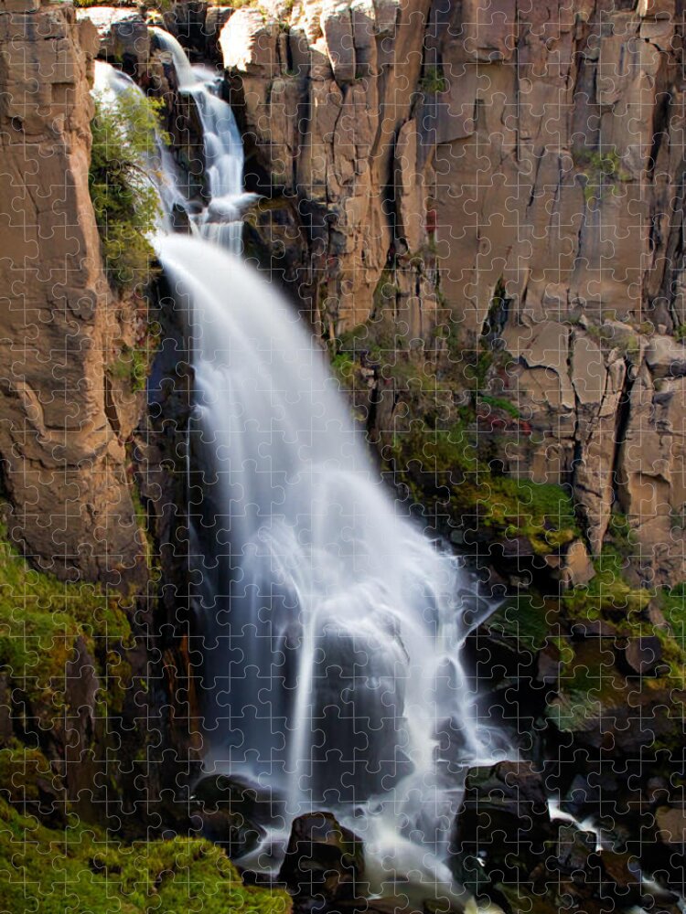 Colorado Jigsaw Puzzle featuring the photograph North Clear Creek Falls by Lana Trussell